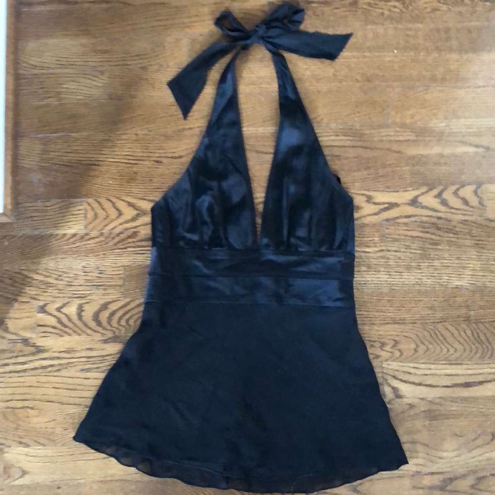 BCBGMAXARIA silk halter